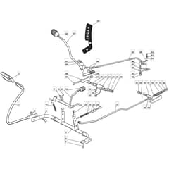 1228M - 2008 - 299981283/UM8 - Mountfield Ride On Mower Controls Diagram