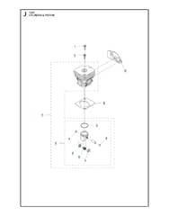 Husqvarna 122C - Cylinder Piston