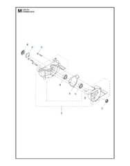 Husqvarna 122Ld - Crankcase
