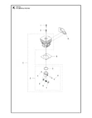 Husqvarna 122Ld - Cylinder Piston