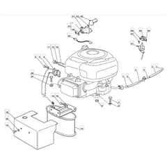 1235M - 2007 - 299954263/ME7 - Mountfield Ride On Mower B&S Engine Diagram