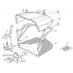 1235M - 2007 - 299954263/ME7 - Mountfield Ride On Mower Grasscatcher Diagram