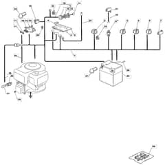 1236M - 2005 - 13-2650-15 - Mountfield Ride On Mower Electrics Diagram