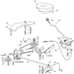 1236M - 2005 - 13-2650-15 - Mountfield Ride On Mower Engagement Diagram