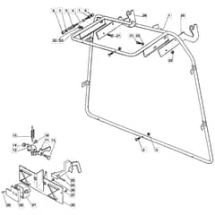 1236M - 2005 - 13-2650-15 - Mountfield Ride On Mower Grasscatcher Fixed Diagram