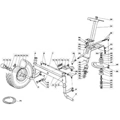 1236M - 2005 - 13-2650-15 - Mountfield Ride On Mower Steering Diagram