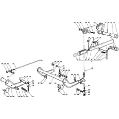1236M - 2006 - 13-2650-16 - Mountfield Ride On Mower Deck Lifting Diagram