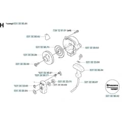 Husqvarna 125 BT KAWASAKI - TH026D-AC57 - 20041800001-Current Starter