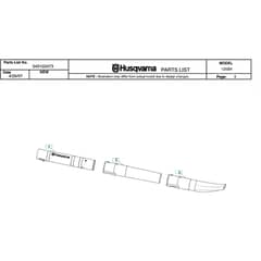 Husqvarna 125 BX - 20071800001-20082200000 Tube