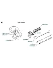 Husqvarna 125RB - 1990-1993 - Handle & Controls