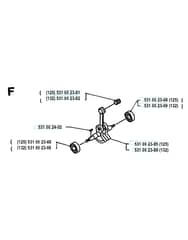 Husqvarna 125RB - 1993-Current - Crankshaft