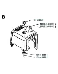 Husqvarna 125RB - 1993-Current - Cylinder Cover