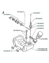 Husqvarna 125RD - 1992-1993 - Fuel Tank