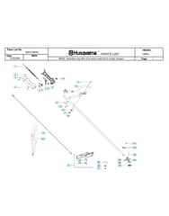 Husqvarna 125RJ - 2007-2008 - Shaft & Handle