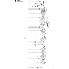 Husqvarna 130 BT - 965102204 - 20070100001-20133299999 Carburetor Details