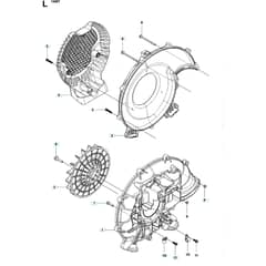 Husqvarna 130 BT - 965102204 - 20070100001-20133299999 Fan