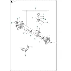 Husqvarna 130 BT Piston & Crankshaft