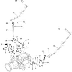 130 S - 2020 - Bertolini Sickle Bar Mower Internals controls Diagram