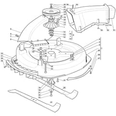1328H - 2015-2017 - 2T0210483/M15 - Mountfield Ride On Mower 72cm Deck Diagram