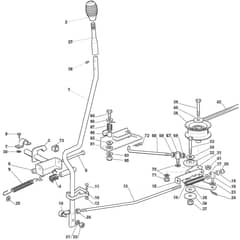 1328H - 2015-2017 - 2T0210483/M15 - Mountfield Ride On Mower Engagement Diagram