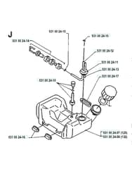 Husqvarna 132R - 1990-1992 - Fuel Tank