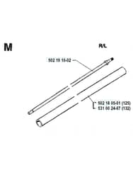 Husqvarna 132R - 1992-1993 - Shaft