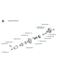 Husqvarna 132R - 1999-2005 - Clutch 2