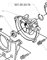 Husqvarna 132R - 1999-2005 - Crankcase 2