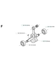 Husqvarna 132R - 1999-2005 - Crankshaft