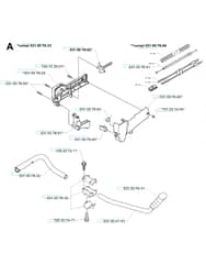 Husqvarna 132R - 1999-2005 - Handle & Controls 2