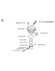 Husqvarna 132R - 2005-Current - Cylinder Piston