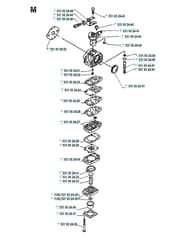 Husqvarna 132RB - 1990-1993 - Carburetor Details