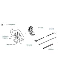 Husqvarna 132RB - 1993-Current - Handle & Controls