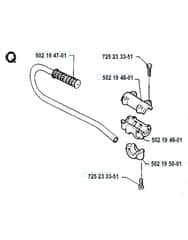 Husqvarna 132RD - 1992-1993 - Handle