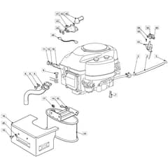 1335M - 2008 - 299954233/M08 - Mountfield Ride On Mower Engine Diagram