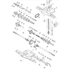 1335M - 2008 - 299954233/M08 - Mountfield Ride On Mower Transmission Diagram