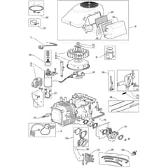 1335M - 2008 - 299954233/M08 - Mountfield Ride On Mower TRE0702 Engine Diagram
