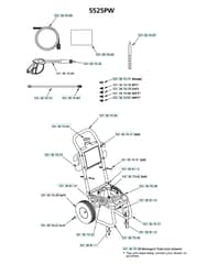 Husqvarna 1335PW - Repair Parts