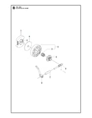 Husqvarna 135 - Clutch & Oil Pump