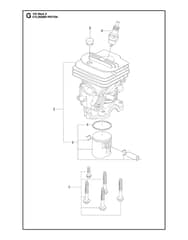 Husqvarna 135MARKII - Cylinder Piston