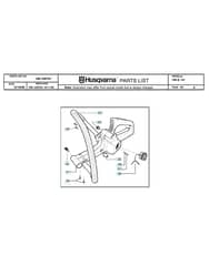 Husqvarna 13620040100001-CURRENT - Fuel Tank & Handle