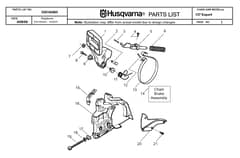 Husqvarna 13720082200001-CURRENT - Chain Brake