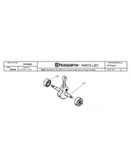 Husqvarna 13720082200001-CURRENT - Crankshaft