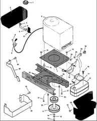 Hayter Heritage 13-30 - 131C (131C001001 - 131C099999) - Engine Mount
