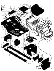 Hayter Heritage 13-30 - 131E (131E270000001 - 131E270999999) - Chassis - Hood
