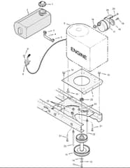 Hayter Heritage 13-30 - 131A (131A001001 - 131A099999) - Engine Mount
