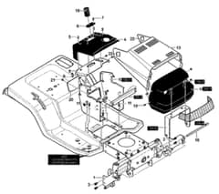 Hayter Heritage 13-40 - 144S (144S001001 - 144S099999) - Chassis - Hood Assembly