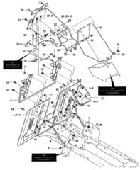Hayter Heritage 13-40 - 144S (144S001001 - 144S099999) - Rear Chassis Assembly 01