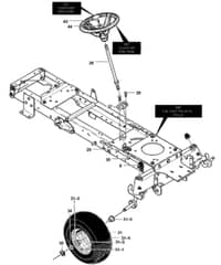 Hayter Heritage 13-40 - 144S (144S001001 - 144S099999) - Steering