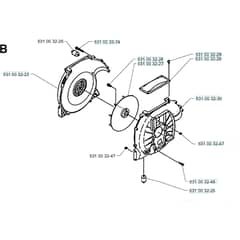 Husqvarna 140 B - 19974000001-Current Fan